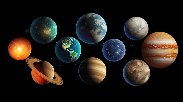 Photo planets landscape wallpaper