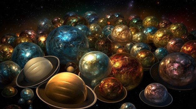 The planets of the solar system