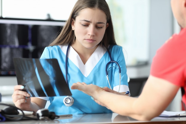 Photo planned checkup at hospital