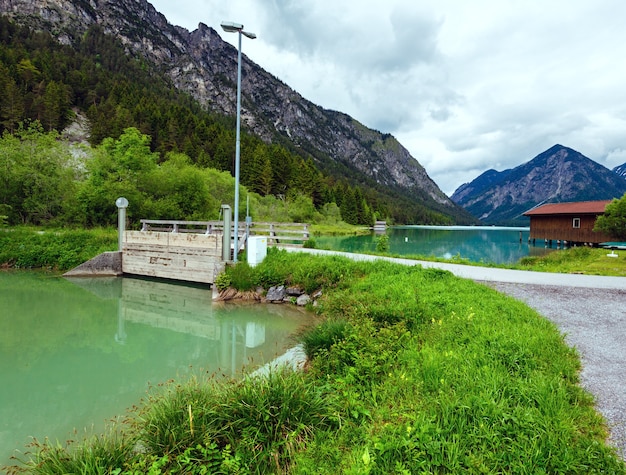 Plansee summer landscape