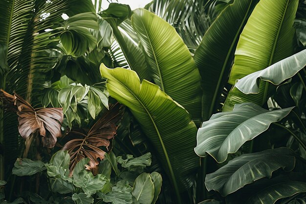 Photo plant background and plant space