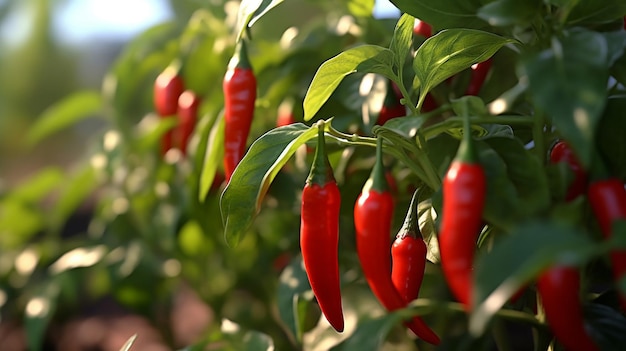 a plant of chili