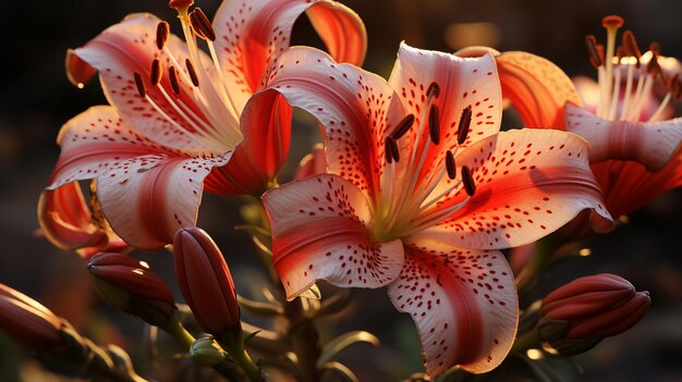 植物と森の花 HD 8k 壁紙 ストック写真画像