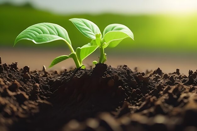 plant growing in the ground