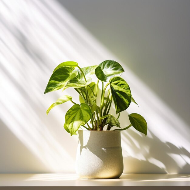 太陽の光を受けて土の中で育つ植物