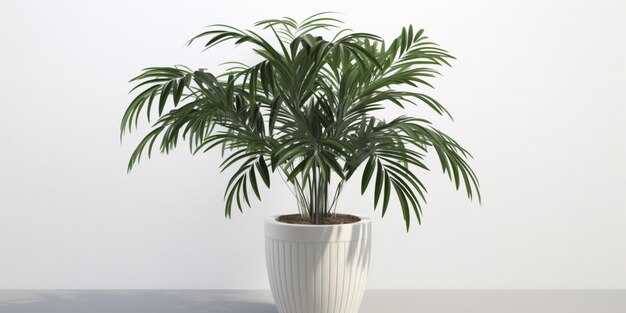 A plant in a pot on a table