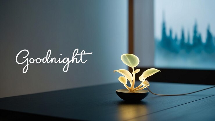 a plant in a pot on wooden table