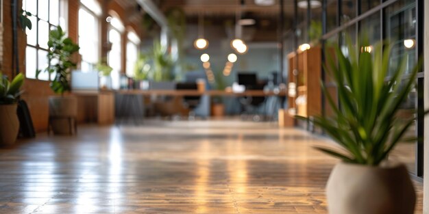 Photo plant in vase on tiled floor