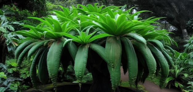 A plant with the name aloe vera on it