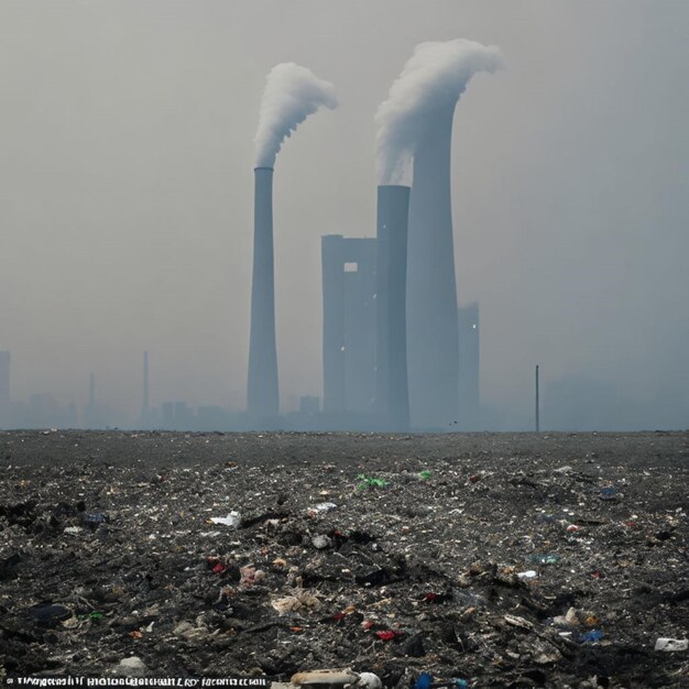 Фото Растительный мир в загрязненной среде