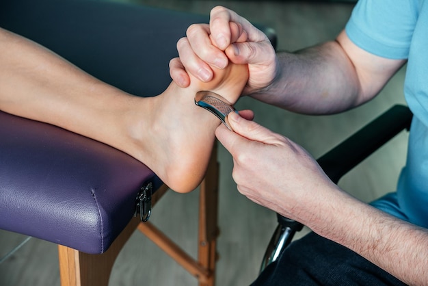 Plantar heel pain treatment with iastm guasha tool