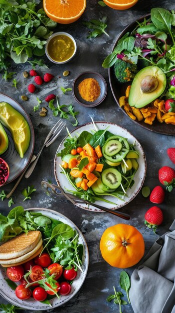 PlantBased Lifestyle Food on World MeatFree Day