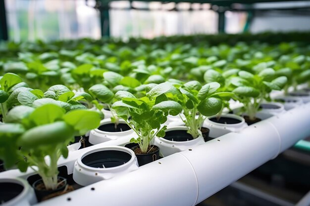 Planten natuur biologische teelt groene tuinieren kas landbouw frisse groei