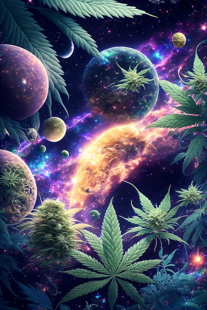 plants and cosmic space