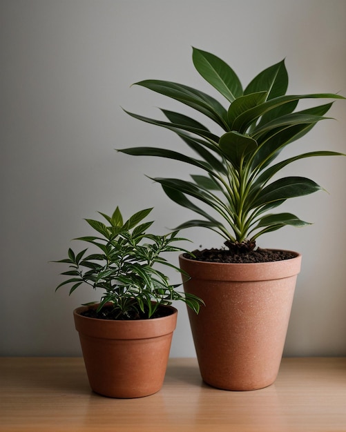 鉢植えの植物