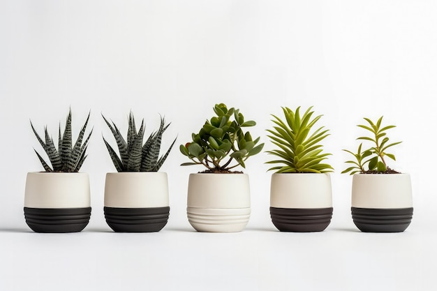 Photo plantthemed minimalist christmas gifts for garden enthusiasts isolated on a white background