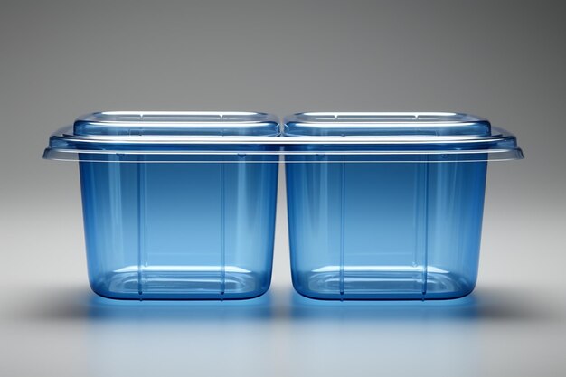 Photo plastic airtight container