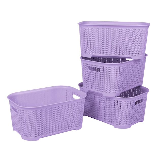 Photo plastic basket