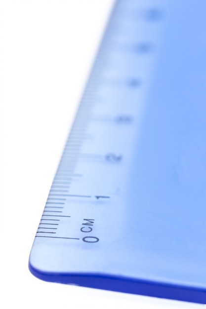 Plastic blue precision measurement tool