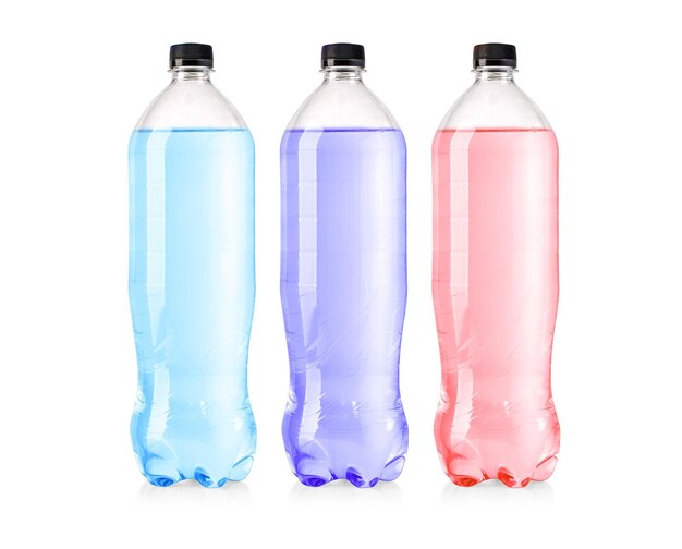plastic bottle of drinking water