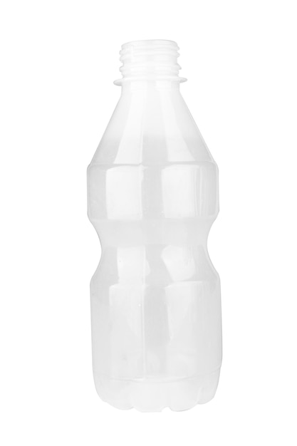 Photo plastic bottle isolated on white background