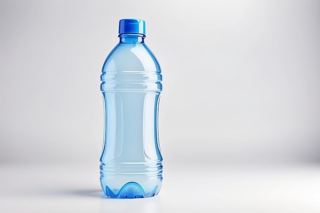 Photo plastic bottle isolated on white