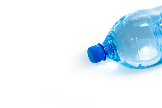 Plastic bottle of water