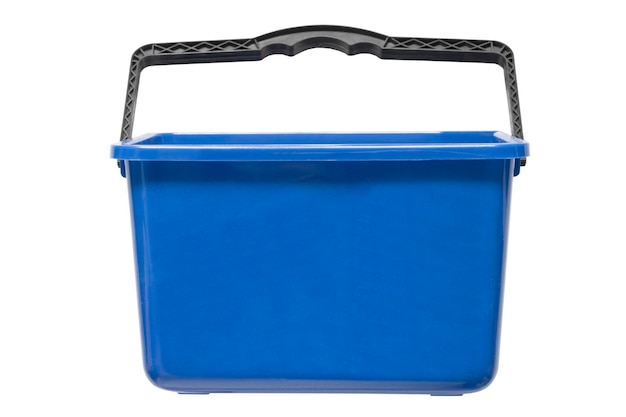 Plastic bucket isolated