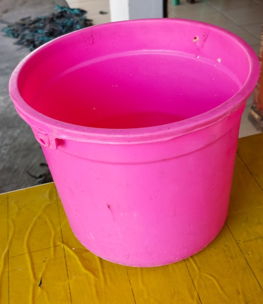 Photo plastic bucket