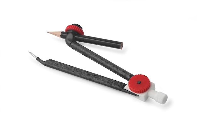 Plastic compasses or dividers pencil