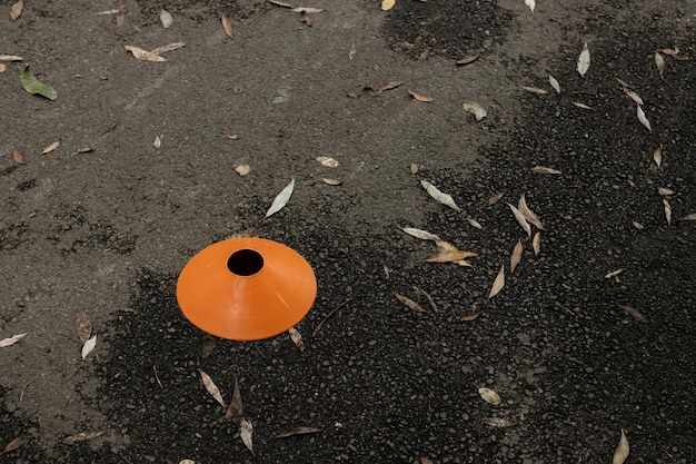 Plastic cone for roller skating