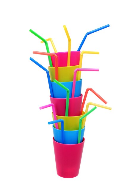 Plastic Cups and Straws