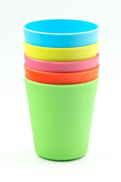 플라스틱 컵들