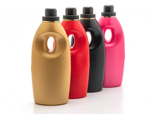 Plastic detergent bottles