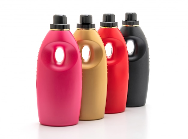 Plastic detergent bottles