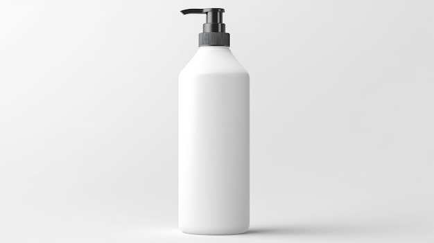 Photo plastic dispenser bottle mockup