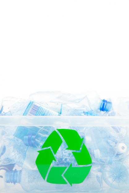 Plastic doos voor recycling