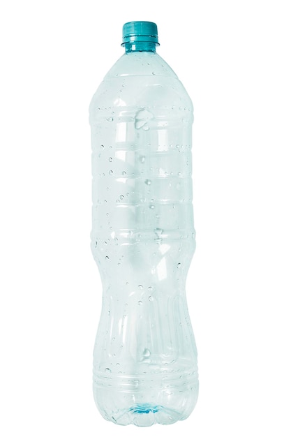 Plastic fles geïsoleerd