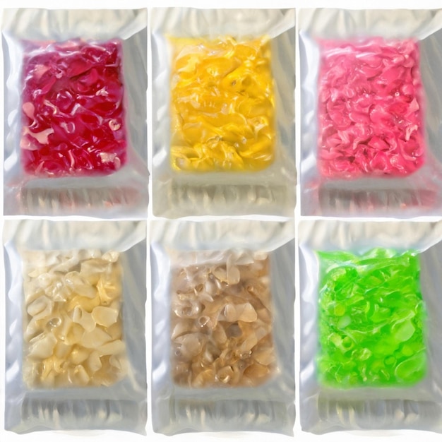 Plastic gelatine zak