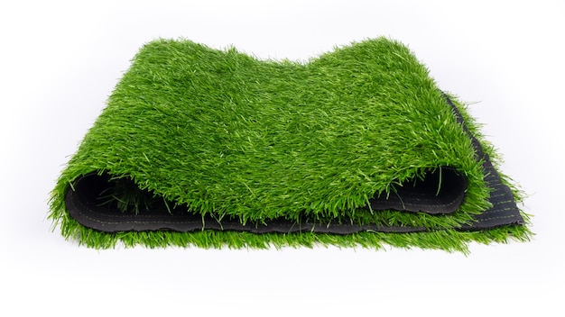 Plastic gras, kunstgras voor sportvelden.