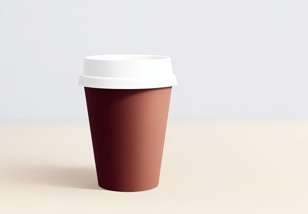 Photo plastic juice cup with straw packaging mockup