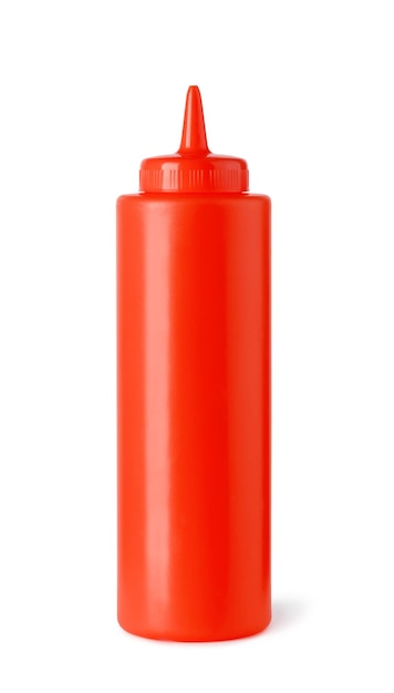 Plastic ketchup bottle