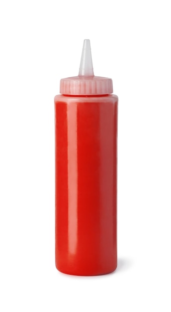 Photo plastic ketchup bottle