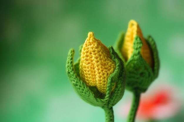 A plastic model of a corn plant