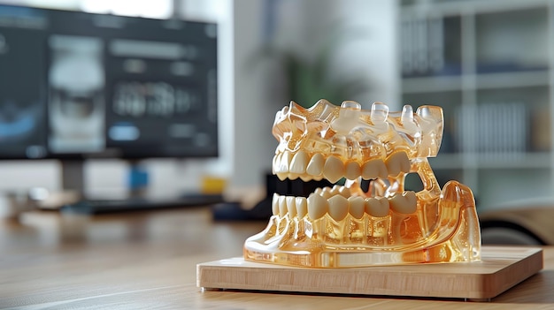 Foto modello in plastica di scheletro umano su un tavolo