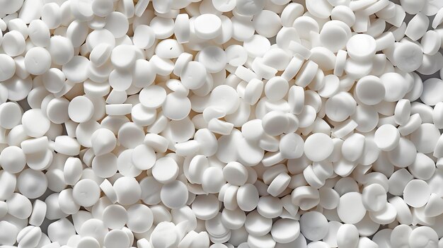 Plastic pellets achtergrond Closeup Plastic granules Polymer plastic kralen hars polymer