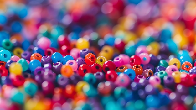 Plastic pellets Background Closeup Plastic granules Polymer plastic beads resin polymer