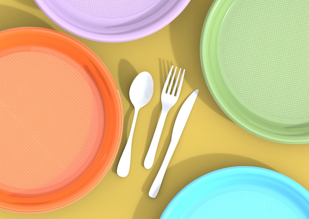 Plastic plates glasses and cutlery problems plastic waste