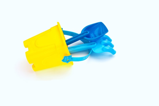Plastic speelgoedschoppen met emmer