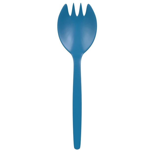 Photo plastic spork isolated on white background